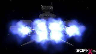 Doggystyle movie with smiling bedmate from Scifi-X