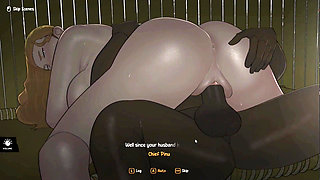 Hentai Game - Arrival of the Goddess - Slutty Hot Sexy Blonde Woman Gets Her Pussy Smashed by the Tribal Chief