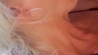 Amateur Blonde Mature Wife Enjoys Sex Half Naked