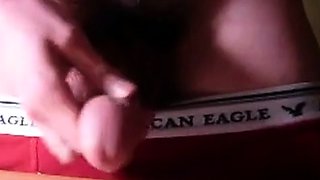 Twink Jerks and Cums on His Dorm Room Desk