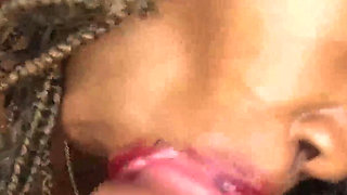 Wanking My Friend's Cock and Making Him Cum in My Mouth