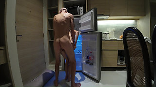 We Fuck in Front of the Fridge to Cool off After a Hot Day