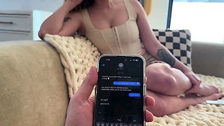 Horny teens suck, fuck and share cock in POV threesome