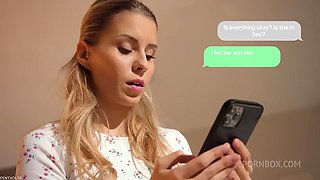 Babysitter Lucky Bee Wants Daddy's Cum