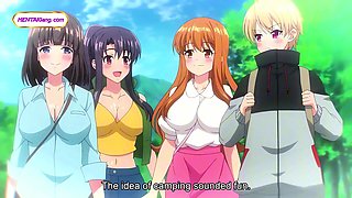 Tight panties flash drives sensei wild in camping club POV