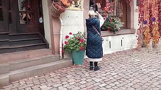 Blonde MILF Gets Fucked in Dress - Homemade Amateur Sex