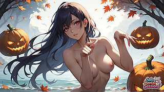 Pumpkin Glow & Blue Hair Solo Mug Seduction