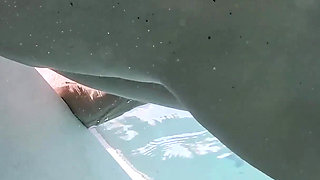 All Natural MILF Julia North Underwater Anal in the Pool