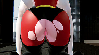 Elastigirl In My Office Wanting To Be Unfaithful - 3D Animation