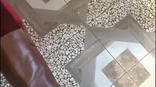 🤠 Naughty Cowgirl in Ripped Pantyhose - Blowjob, Doggy & Cum on Boots