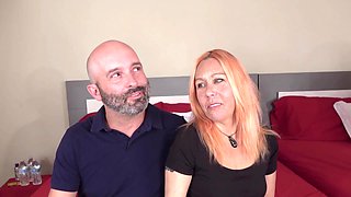 Desperate Amateurs audition steamy ample boob mummies Emma Charlie Nikki and Misty get their cock-squeezing coochies drilled rigid by ample rigid chisel