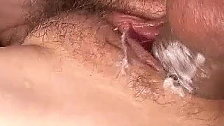 Cute Asian teen glamorous fucked in hairy pussy by step brother uncensored