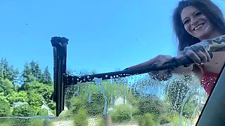 Amateur French Teen Outdoor softcore