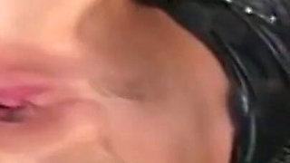 Anal fucking with masked girl