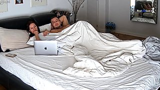 Cute brunette young hookup amateur teen blowjob