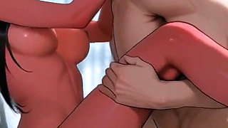 Red Skin Oni Girl Gets Completely Ruined. Hentai Animation (ai)