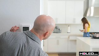 HOLED Babysitter Uses Her Butthole To Save Her Job - Ava Marina