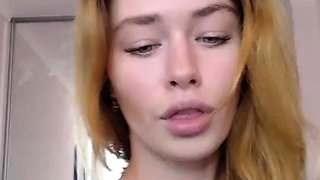 Curly Blonde Teen Records Solo Dildo Masturbation More at