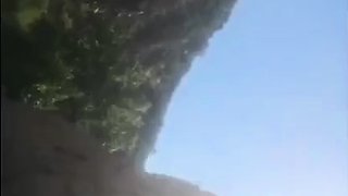 Amateur teen outdoor sex