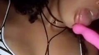 Playing with my wet pussy in the car
