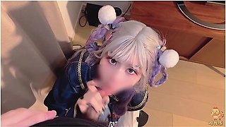 Halloween-themed Special, Little Zombie Doll Role Play With Boots On Footjob