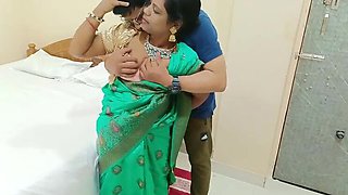 Simran Bhabhi Hardcore Blowjob & Sex in Saree - Desi Housewife Fucked Hard