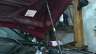 Sexy Mechanic Vilu Vidish Gets Pounded Toyota Ae101