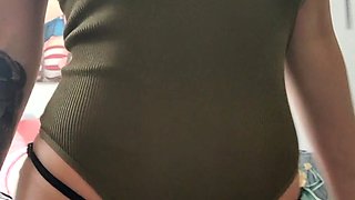 Beautiful blonde babe franziska facella solo masturbation