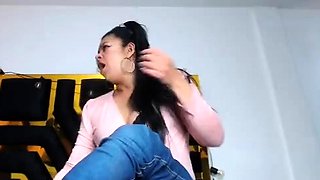 Brunette Solo Webcam Masturbation