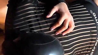 Caged and Tied Slave Gets Pegged Gently by His Empress