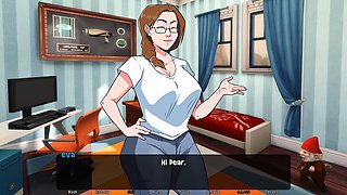 Cartoon fantasy with Misskitty2k gets steamy in a visual novel adventure