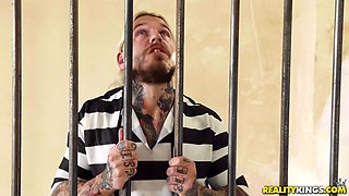 Shameless babes in the prison mind-boggling xxx clip