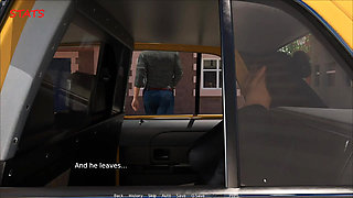 Wife Having Fun With Stranger Infront Of Cuckold Husband In Taxi