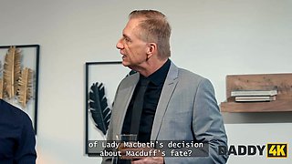 Daddy4k. hot and smart blonde daruma rai sucks aged wealthy man's boner to win