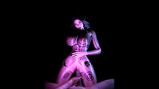 Goddess of Virtual Flames: Curvy Temptress - 3D Animation Hentai