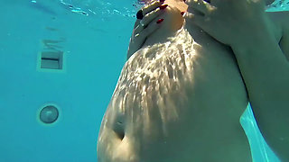 Horny Sluts in the Pool and Wild Group Sex with Facial