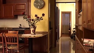 Horny MILF Gets Fingered and Fucked in Kitchen Romp