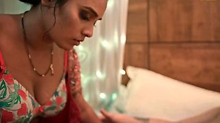 Sleaze indian milf has A load of peak all over moth