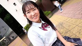 Japanese Teen In Uniform Banged Sideways