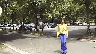 Gal Caught in Piss Pants