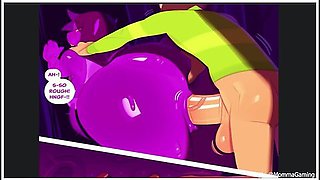 Car Toon - Kris Fills Susie With Cum In Both Holes Deltarune Hentai