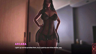 Fun Card Game Play with MILF Stepmom, Which Goes to Nude - the Synthetic - E14 Seduction Path