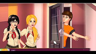 Step-sisters adventure with my new girlfriend featuring Misskitty2k