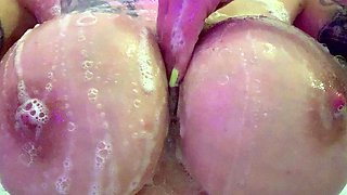 Great Big Boobs On Masturbating Redhead