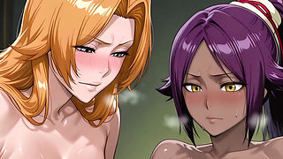 Ichigo X Matsumoto X Yoruichi (ffm) Bleach