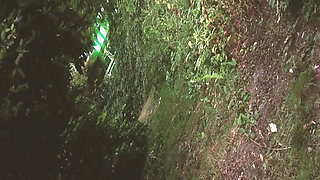 Sex Garden Scene-2_trio of Busty Blondes in Latex Lingerie Having Sex with a Man Dressed as a Werewolf