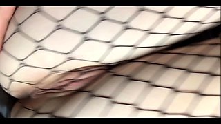 Mili jay masturbates in heels panties and stocking