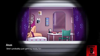 Hot South African Babe Plays with Her Tight Pussy in Summertime Saga Gameplay