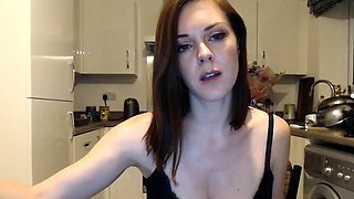 Big boobs webcam slut toys her asshole