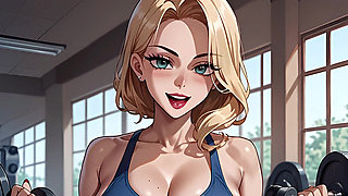 GOONING Day at the Gym (Anime )